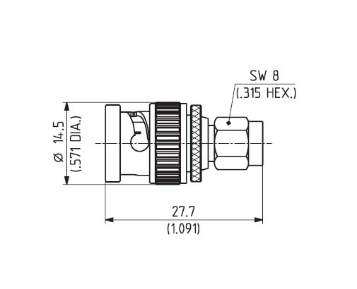 HuberSuhner/Adapter/32_BNC-SMA-50-1/1--_UE